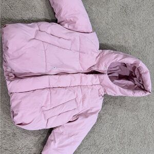 Zara Kids Pink Puffer Jacket
